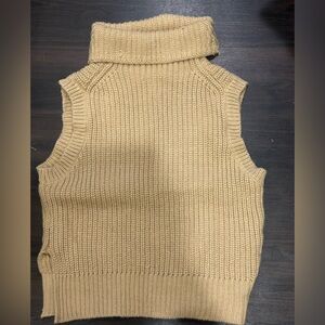 Zara turtleneck sweater vest